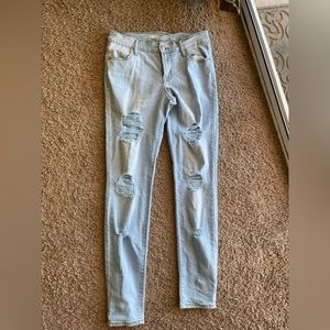 Old Navy super skinny jeans, medium wash